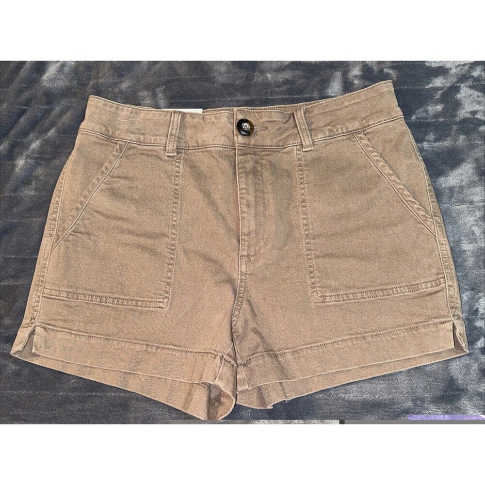 BKE Billie High Rise Slim Fit Shorts Coc Cocoa Size 28 NWT